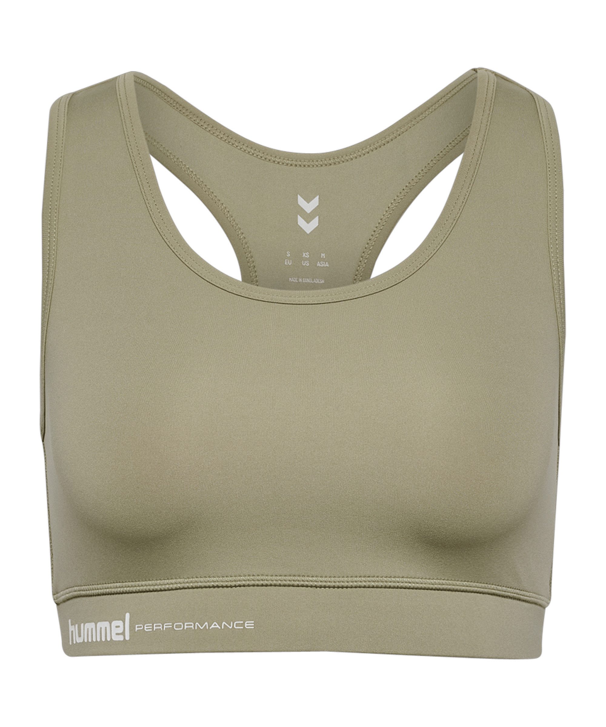 hummel T-Shirt Hummel Pulse Light Support Sport-BH Damen Polyester