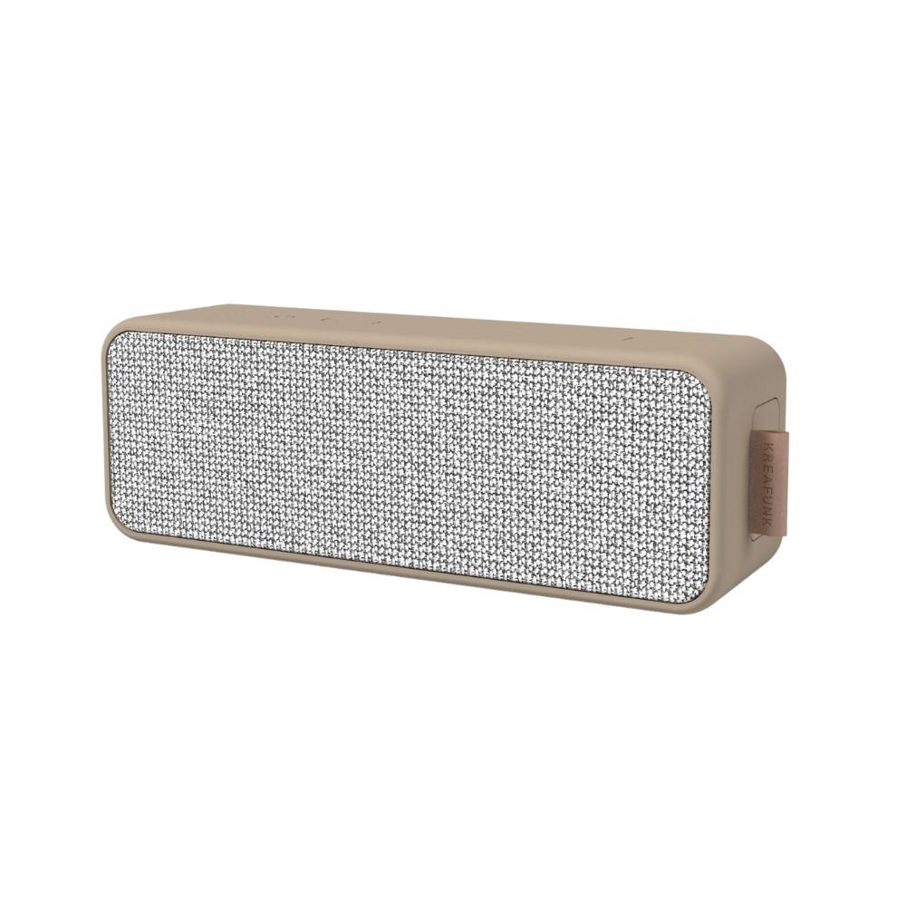 Lautsprecher KREAFUNK ivory sand Bluetooth aBOOM Lautsprecher Lautsprecher) Bluetooth (aBOOM