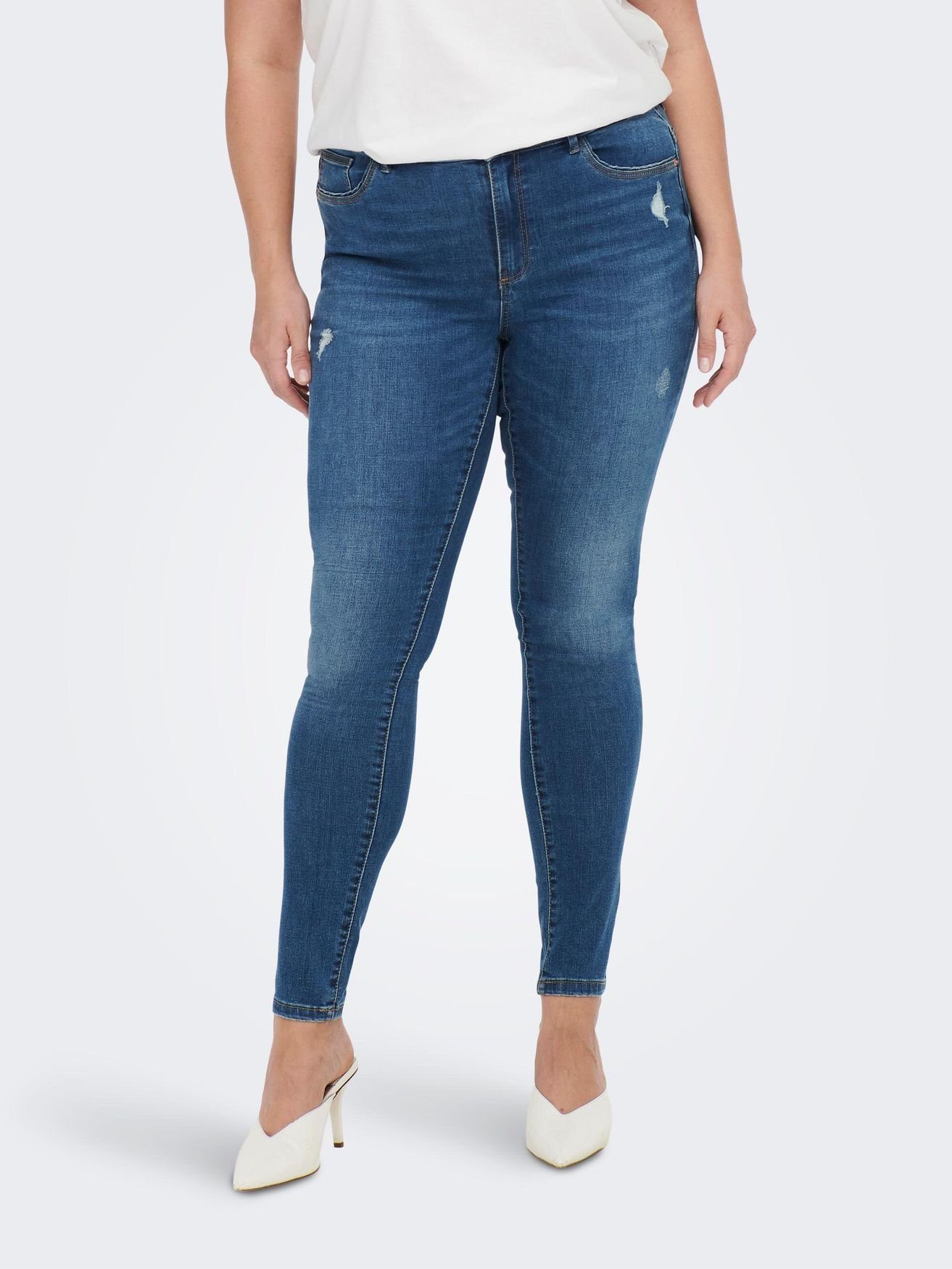 MID Blau CARMAKOMA Skinny-fit-Jeans NOOS in ONLY SKINNY CARSALLY 5289 15263094 BJ114-3 -
