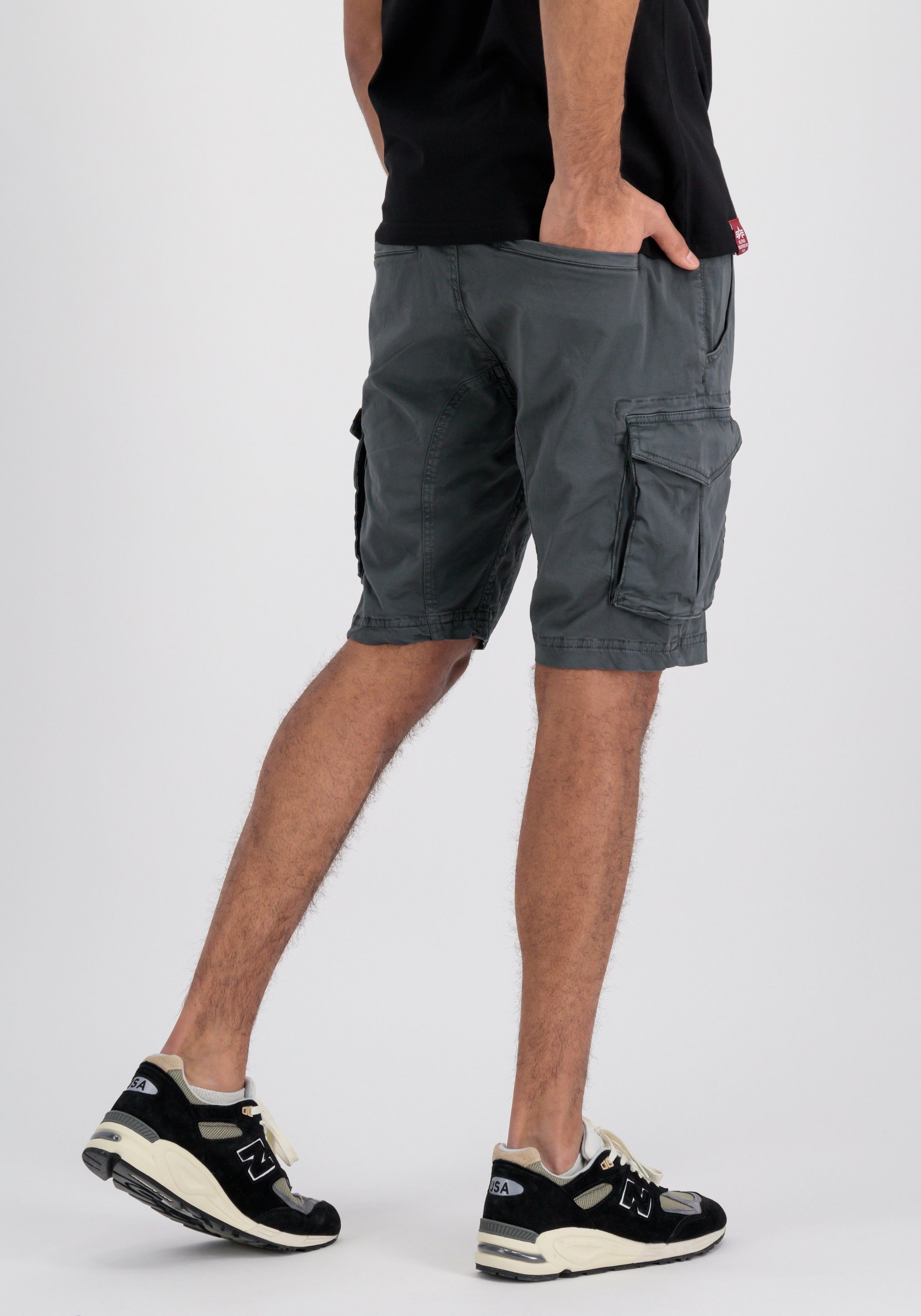 Alpha Industries Sweatshorts Alpha - Shorts Short Industries vintage grey Cotton Men Twill Jogger