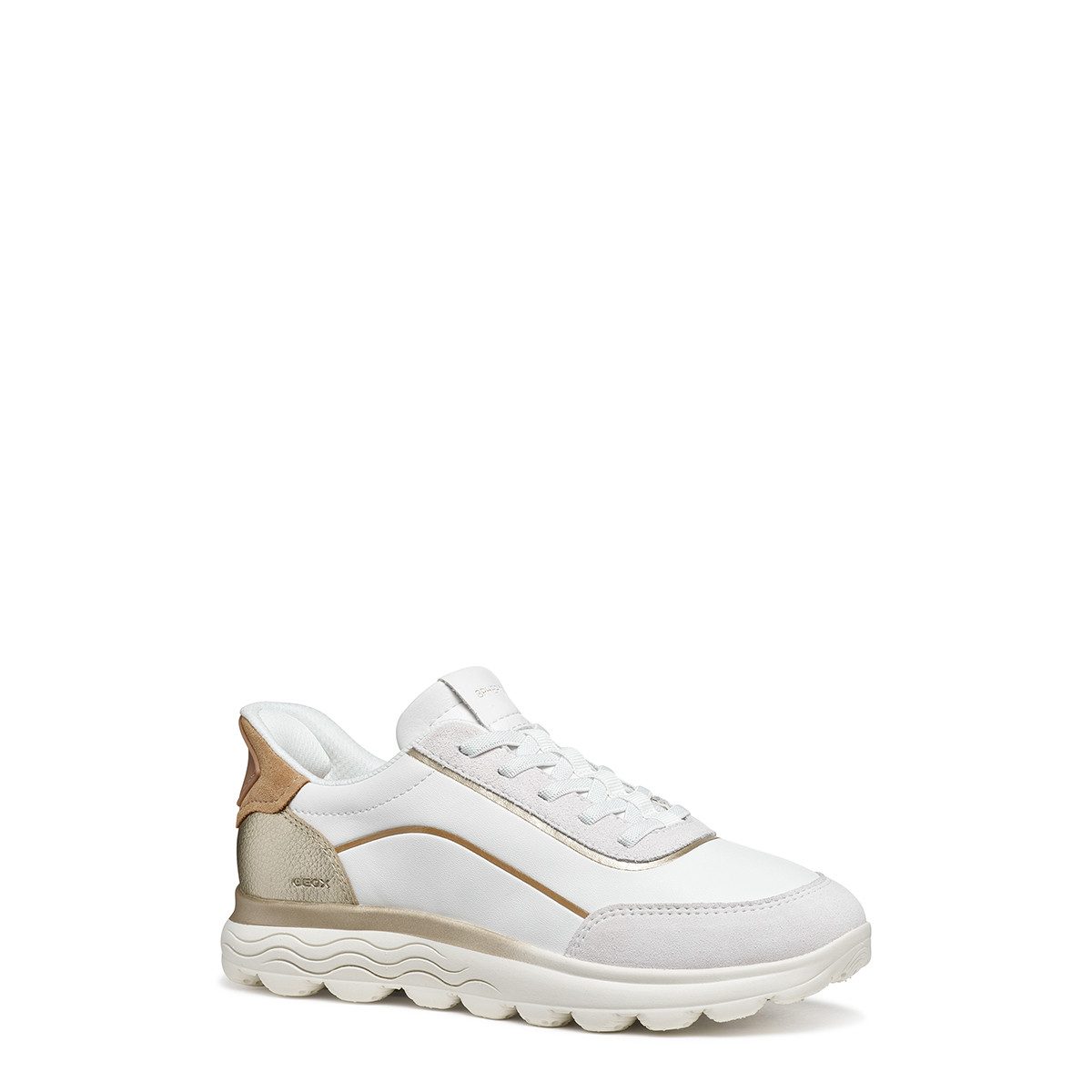 Geox GEOX SPHERICA PLUS, Sneaker, Weiß,kombiniert, Damen Sneaker