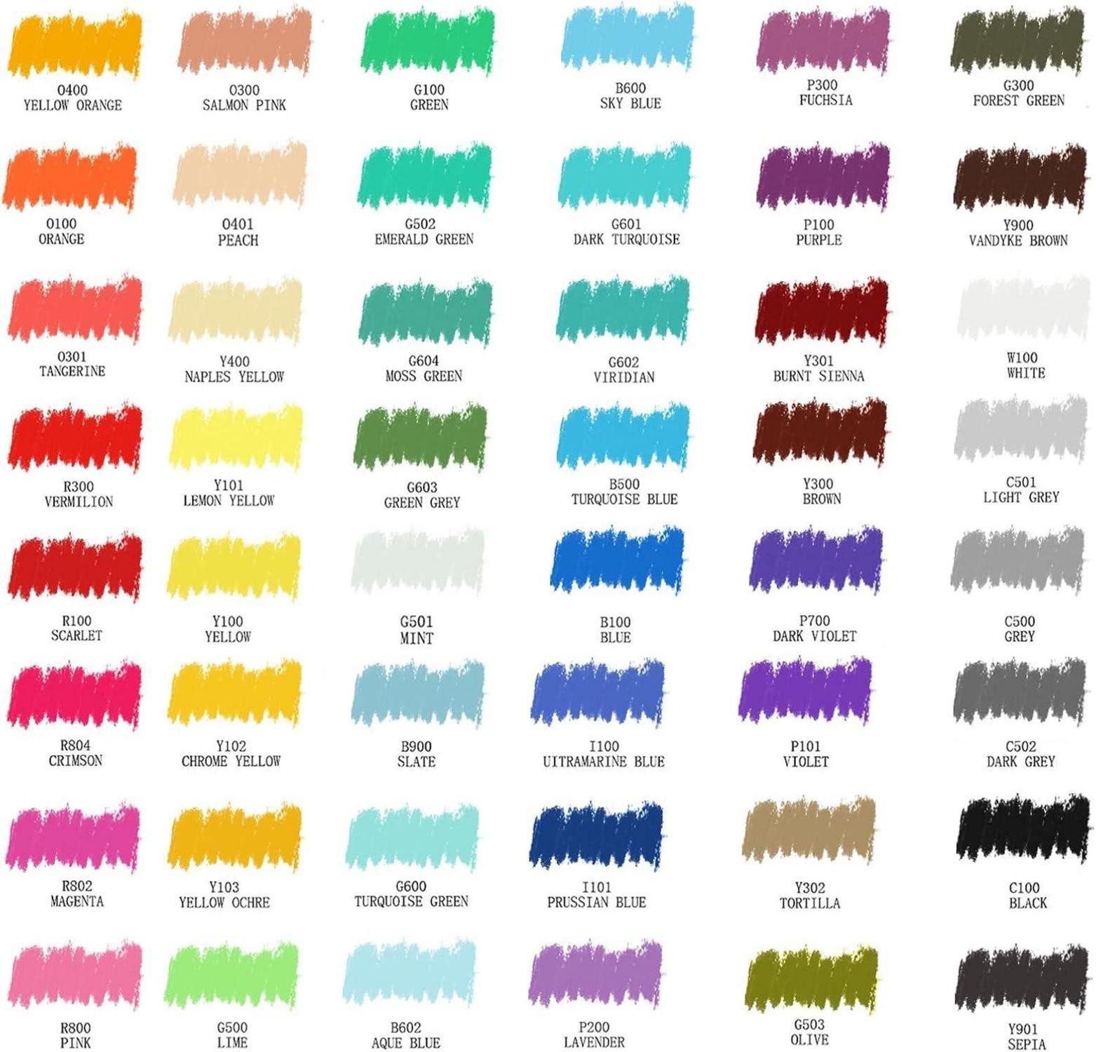 LuxusKollektion Malkreide Ölpastellkreide Set 48er, lichtechte Farben, Sanfte Berührung, Mischen
