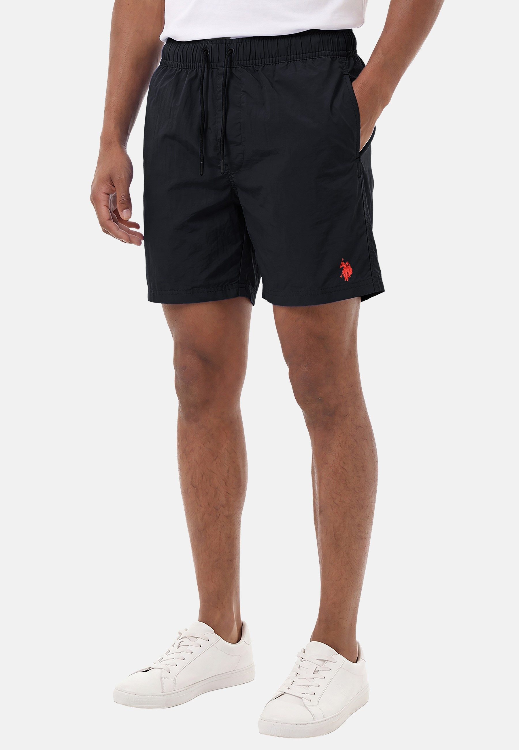 U.S. Polo Assn. Badeshorts Schwimmshorts USKyrk – Herren Badeshorts mit elastischem Bund Leichtes Nylon, schnell trocknend und mit Netzfutter