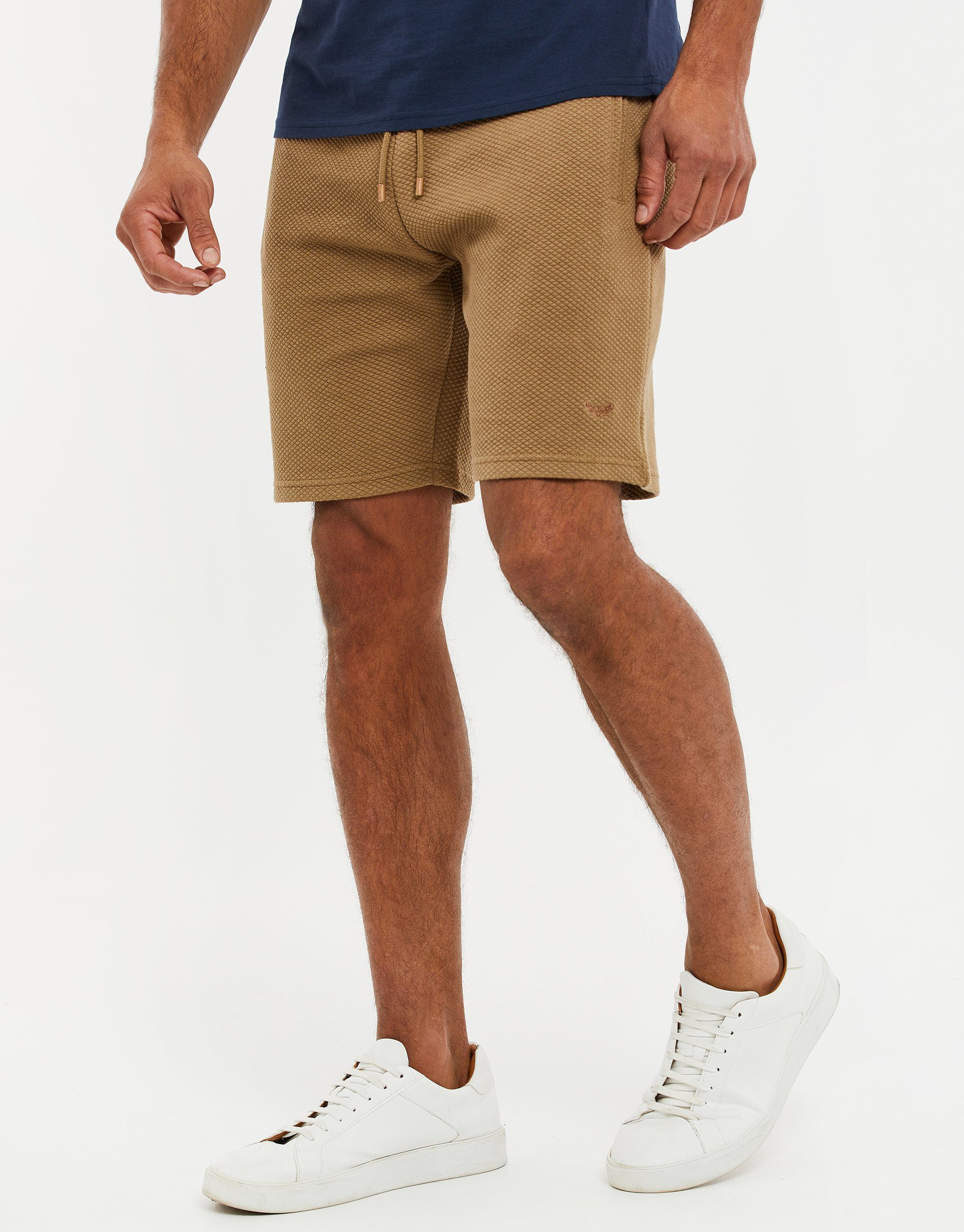 Threadbare Sweatshorts THBFergie Stone Waffle