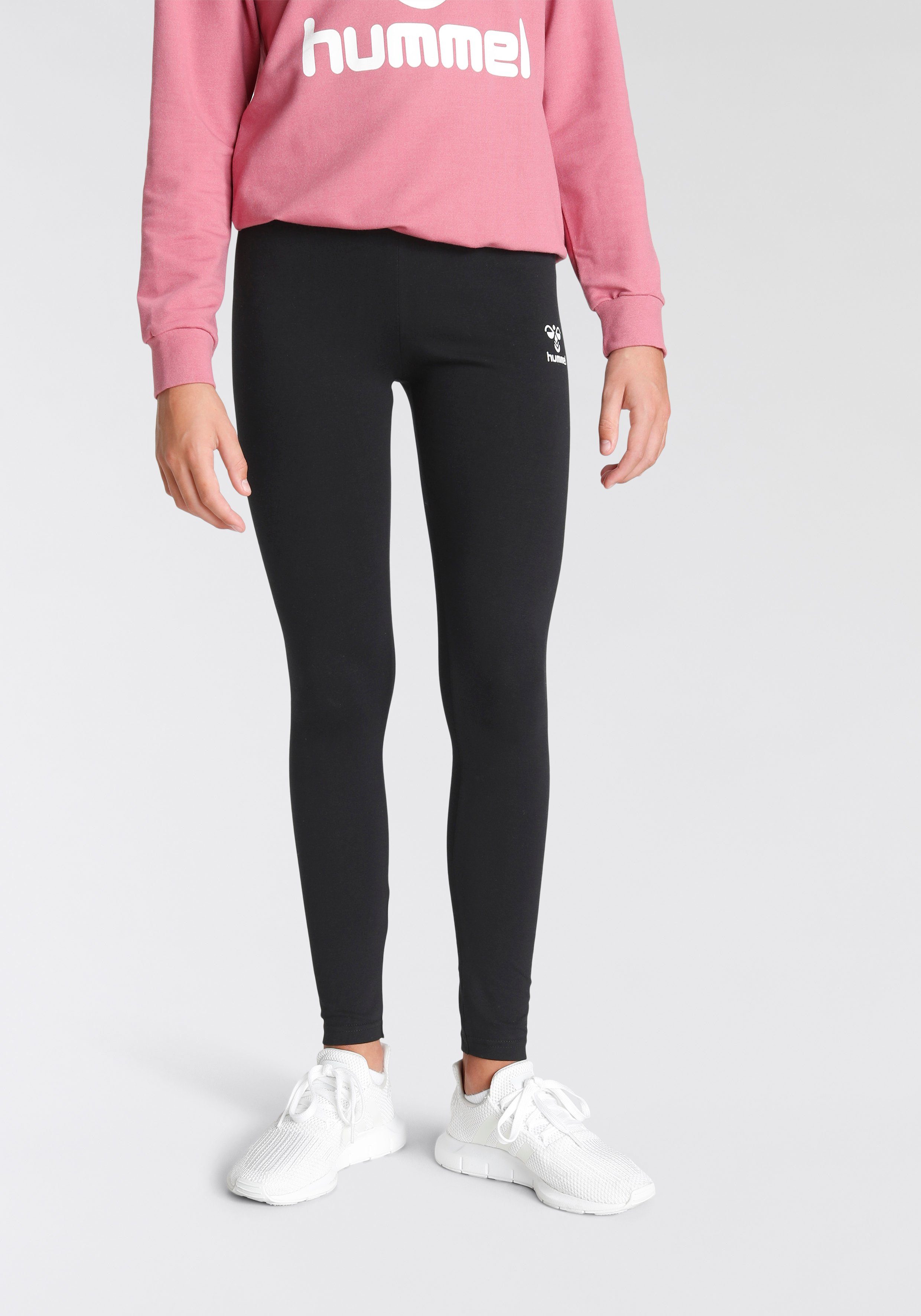 hummel Leggings für Kinder für Kinder, mit abgesteppter Beinabschluss, extra enge Beinform