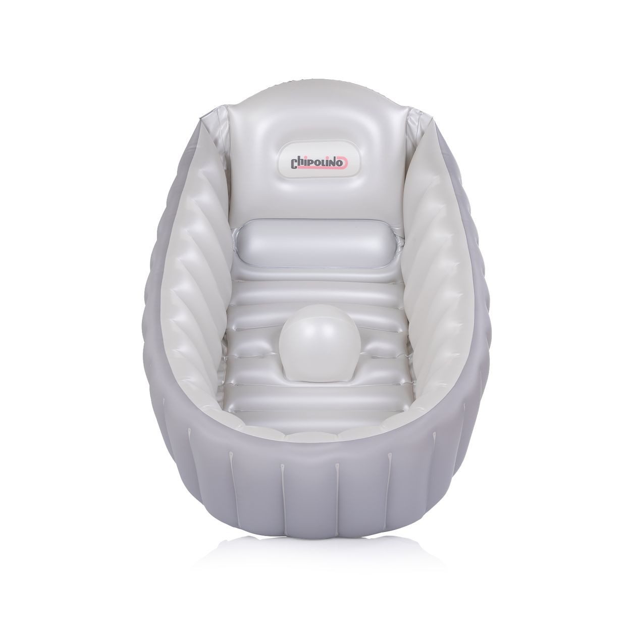 Chipolino Babybadewanne Baby Cloud, aufblasbar, integrierter Sitz, inklusive Pumpe, platzsparend – Bild 4 von 5