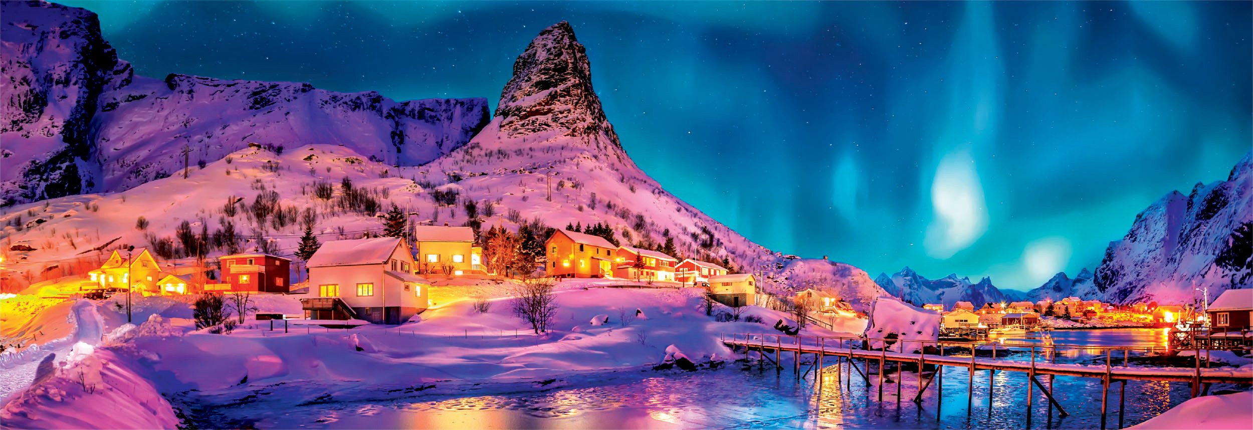 Clementoni® Puzzle Panorama High Quality Collection Compact, Lofoten bei Na günstig online kaufen