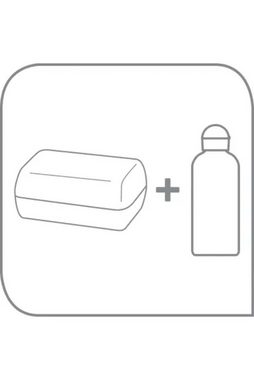 Tefal Lunchbox KIDS Set aus Brotbox und Trinkflasche, Kunststoff, (Set, 1-tlg., Brotbox + Flasche(0,4l), Prinzessin Tefal