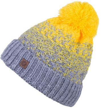 compagno Bommelmütze (1-St) Kindermütze Bommelmütze Wintermütze Beanie Strickmütze Jungen Mädchen