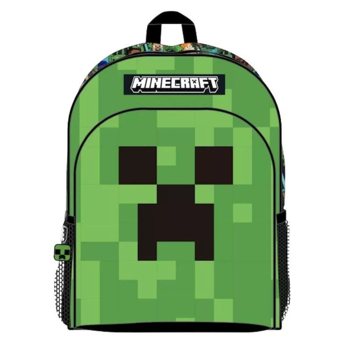 Minecraft Kinderrucksack Minecraft Green Face Schultasche, Rucksack 40 cm (1-tlg)