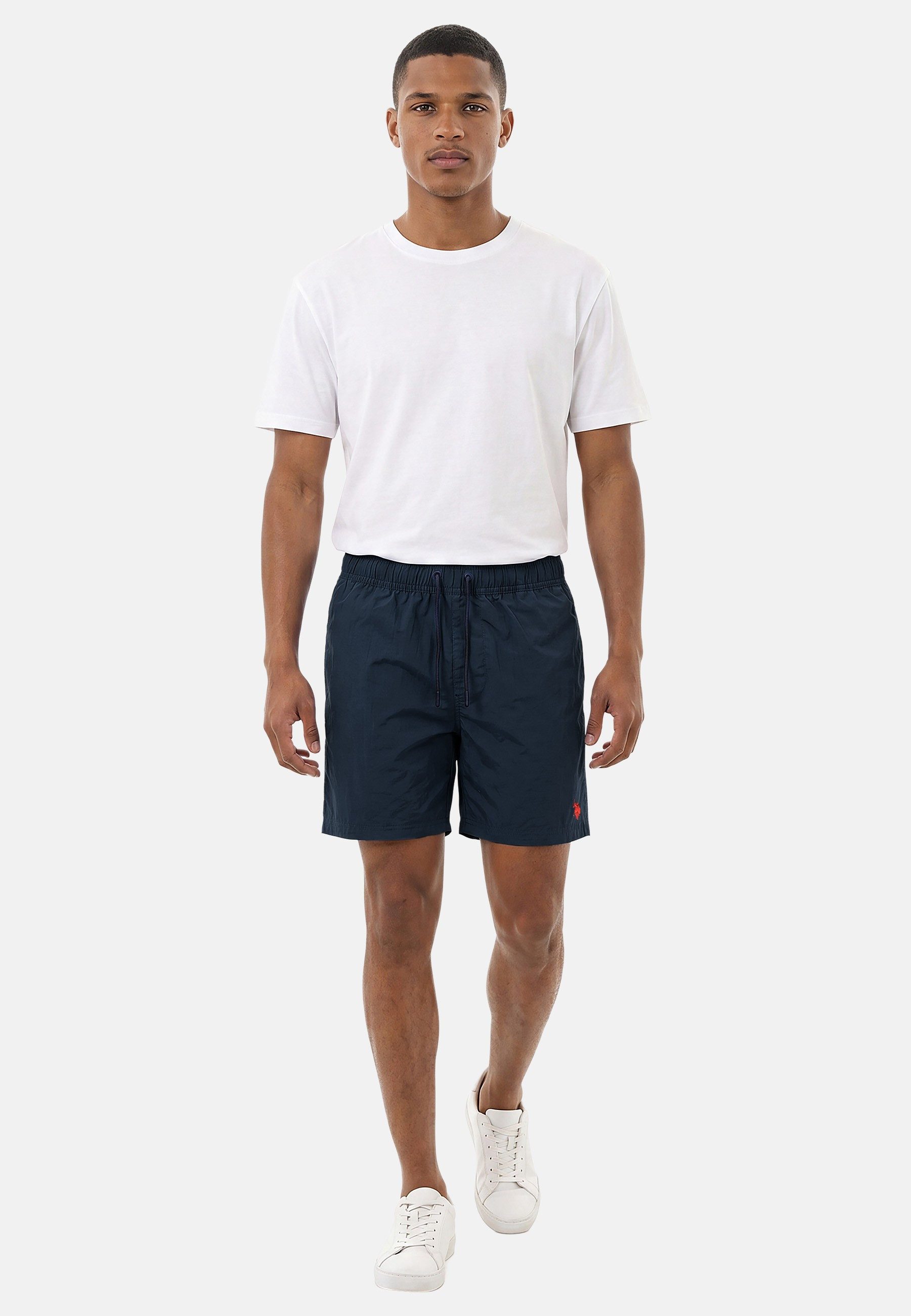 U.S. Polo Assn. Badeshorts Schwimmshorts USKyrk – Herren Badeshorts mit elastischem Bund Leichtes Nylon, schnell trocknend und mit Netzfutter
