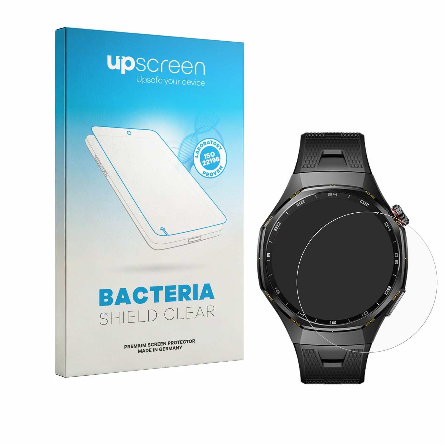 upscreen Displayschutzfolie Schutzfolie für Huawei Watch GT 7 Pro, Displayschutz Schutz Folie Klar antibakteriell