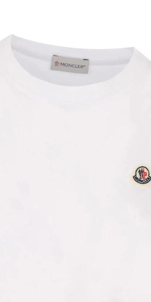 MONCLER Print-Shirt Moncler T-Shirt Weiß mit günstig online kaufen