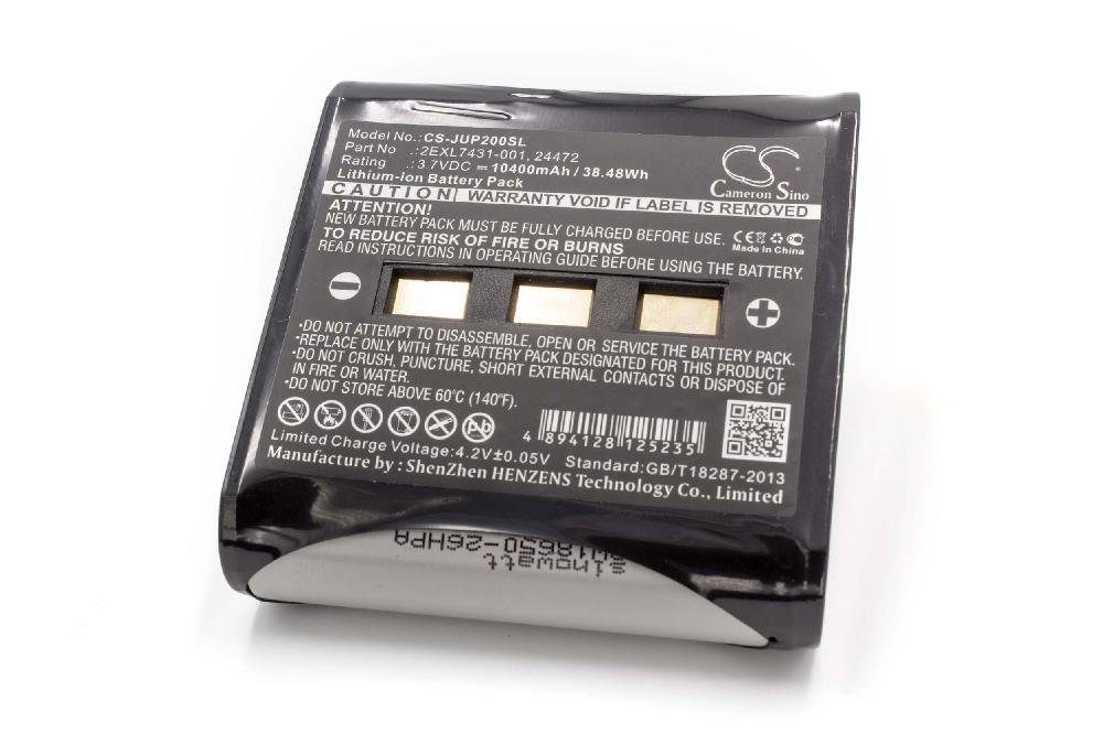 vhbw kompatibel mit Juniper Systems AR2 Akku Li-Ion 10400 mAh (3,7 V)