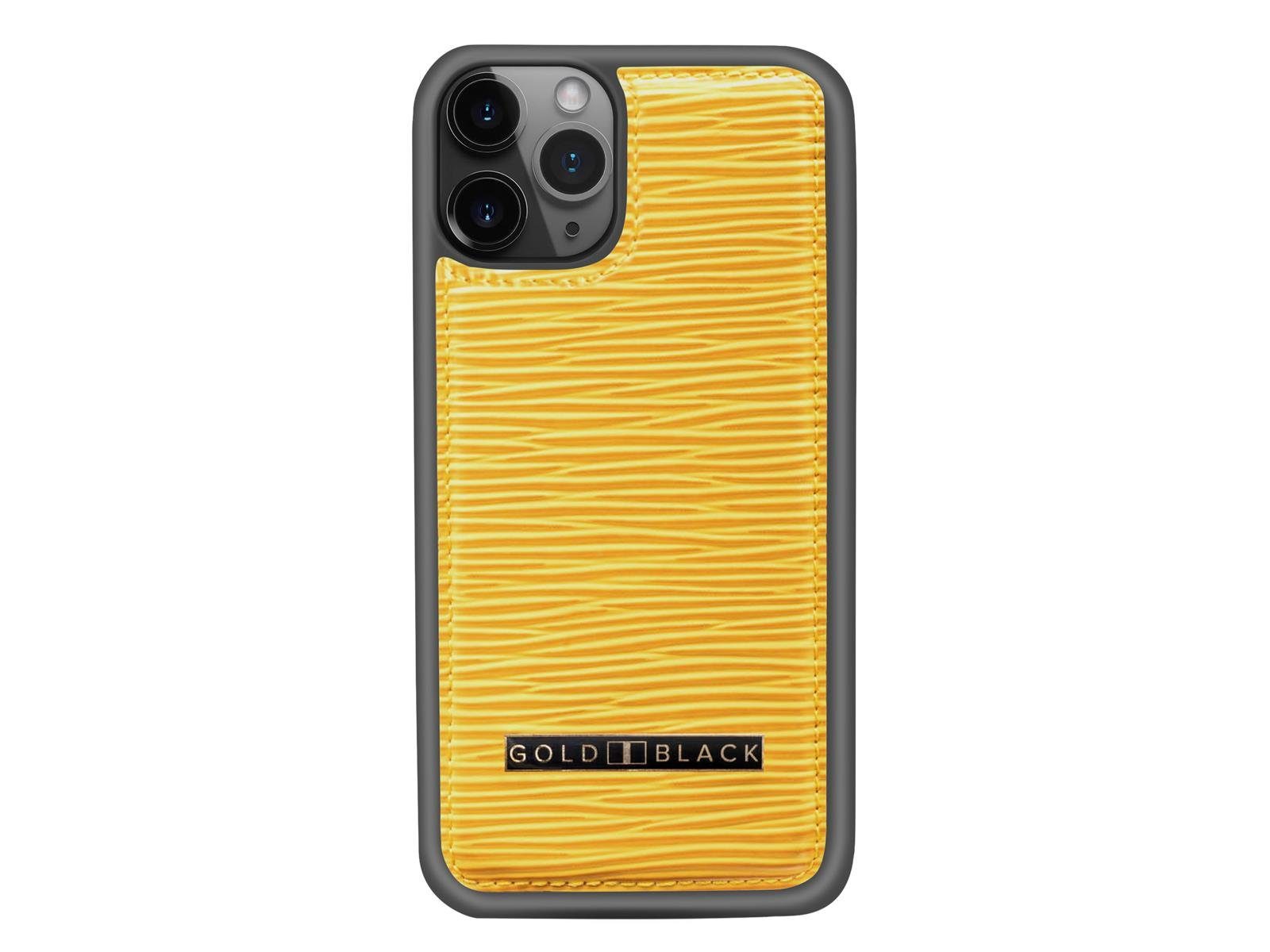 Handyhülle iPHONE 11 PRO LEDERHÜLLE UNICO GELB 14,86 cm (5,85 Zoll)