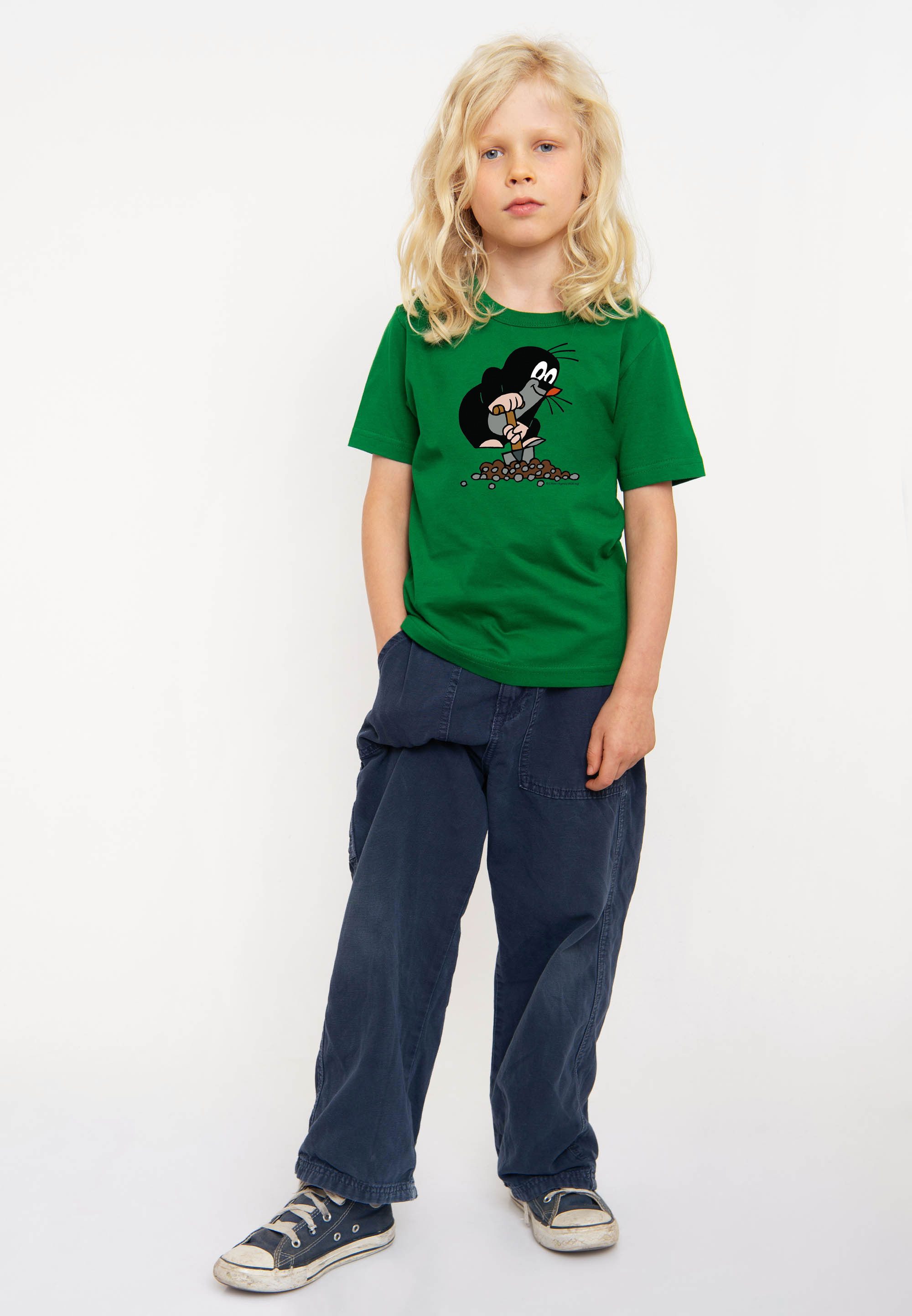 LOGOSHIRT T-Shirt Der kleine Maulwurf mit coolem Print