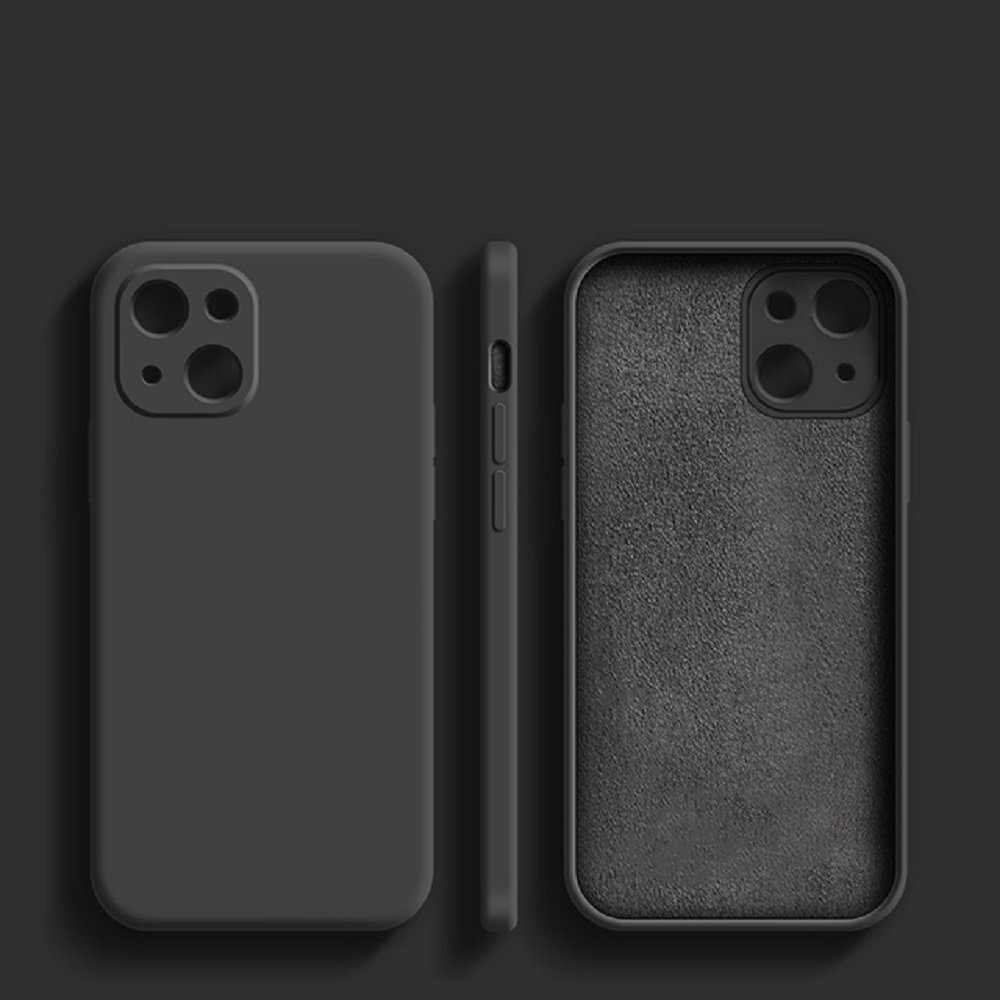 cofi1453 Bumper Bunt Case Hülle mit Kameraschutz Back Cover Bumper Silikon Schutzhülle