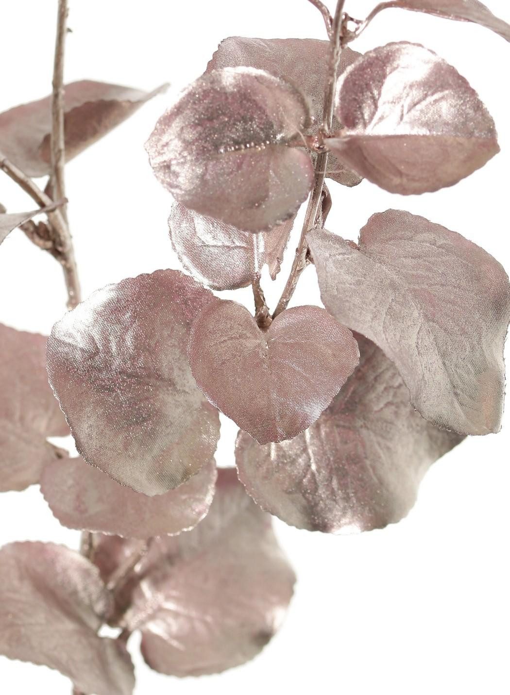 Kunstzweig Kunst Zweig Eukalyptus MALFHY, metallic-Hellrosa, 75cm Eukalyptus, artplants, Höhe 75.0 cm