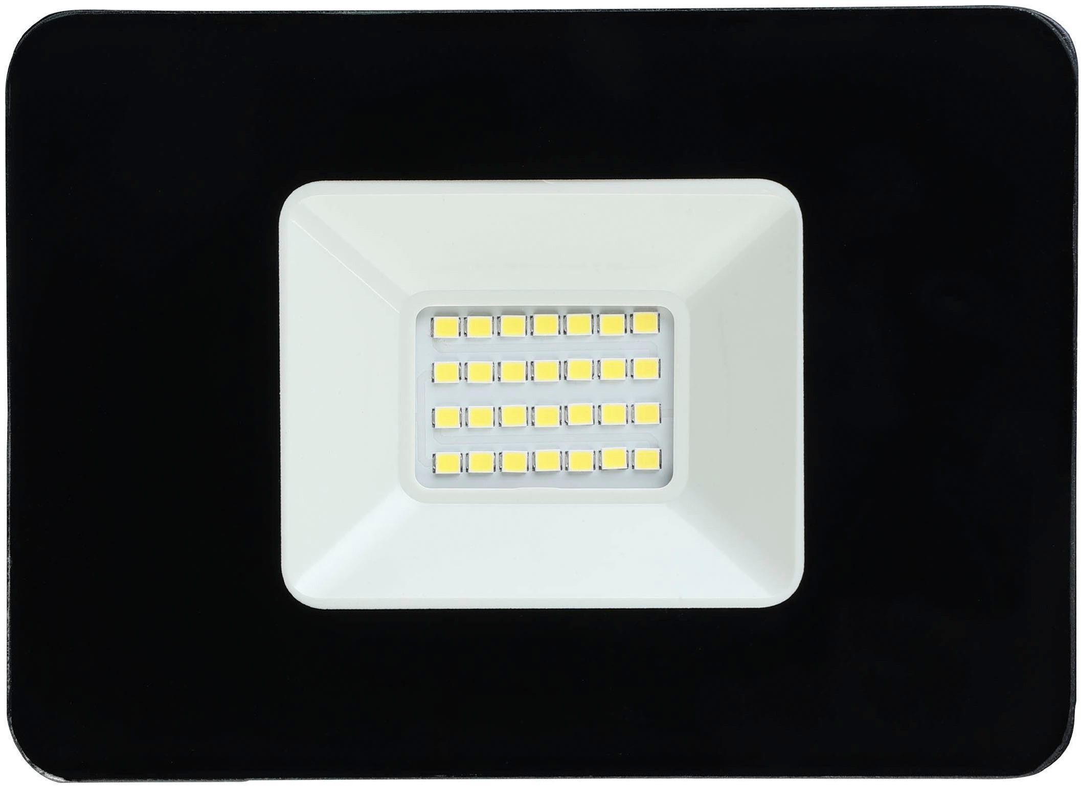 EGLO Wandleuchte Faedo 3, Außen-Strahler, Außenleuchte, Wandstrahler, IP65, Lampe, LED fest integriert, Kaltweiß, Wand-/Deckenleuchte - L13 x H9,5 x AL3 cm - schwarz - 21W inkl.