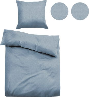 Bettwäsche COMMON in Gr. 135x200 oder 155x220 cm, TOM TAILOR HOME, Linon, 2 teilig, Bettwäsche aus Baumwolle, Bettwäsche mit Melangeoptik