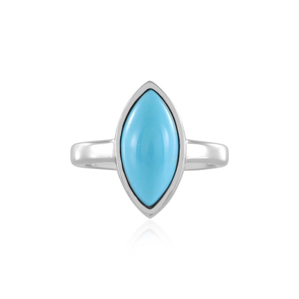 Cavill Silberring USA Türkis 2ct Platin-Plattierter günstig online kaufen