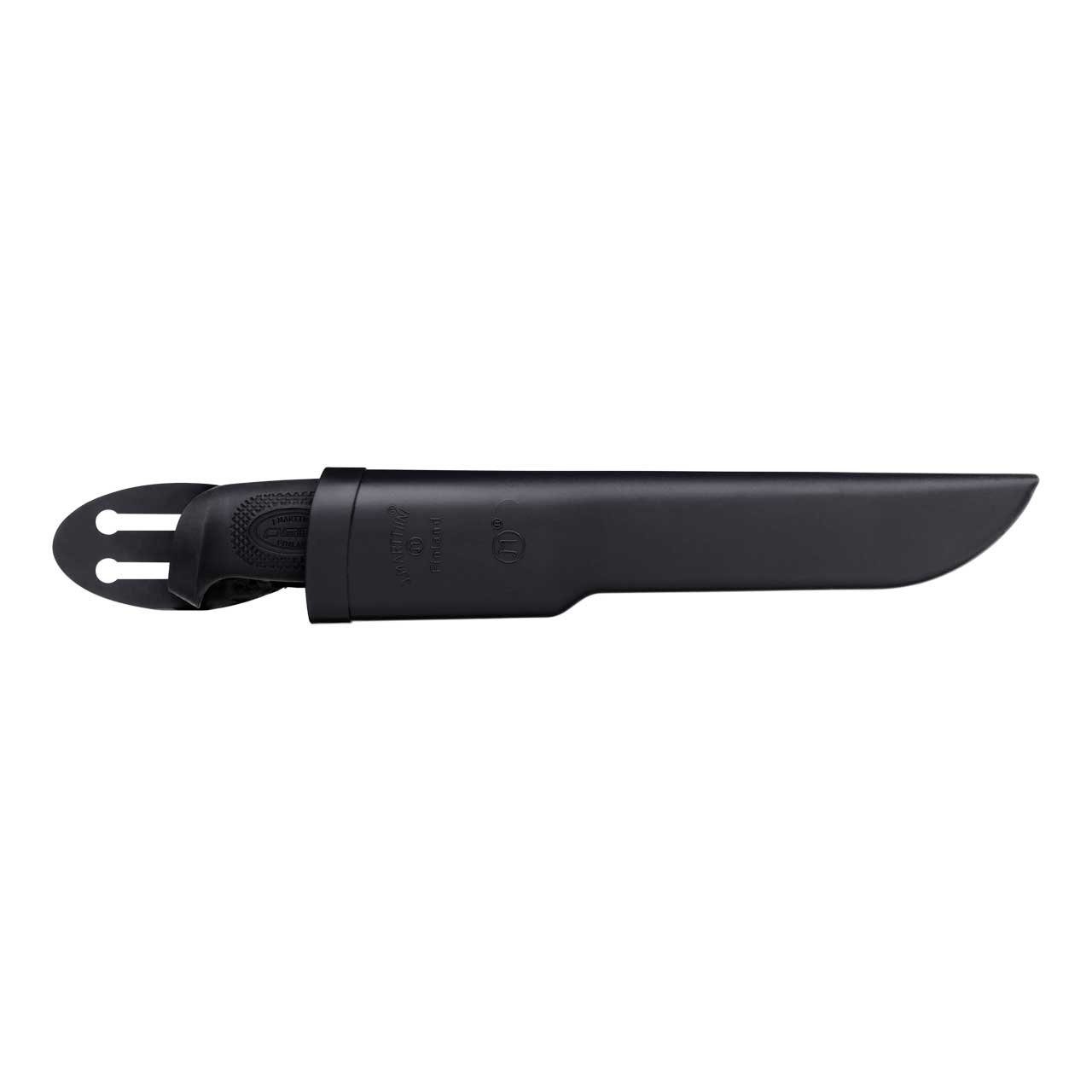 Marttiini Universalmesser Marttiini Finnisches Filetiermesser 10 cm mit Scheide in Schwarz, (1 St), Filetiermesser, Scheide inklusive, rutschfester Griff
