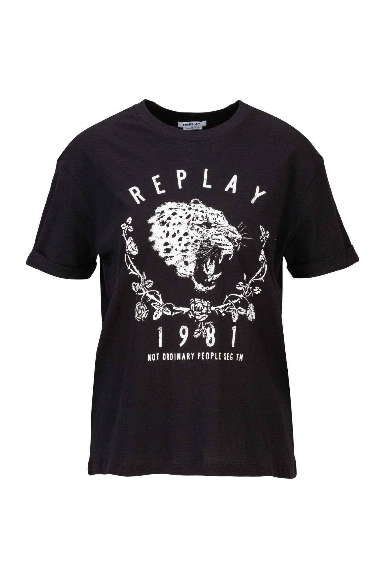 Replay T-Shirt LIGHT ORGANIC COTTON JERSEY