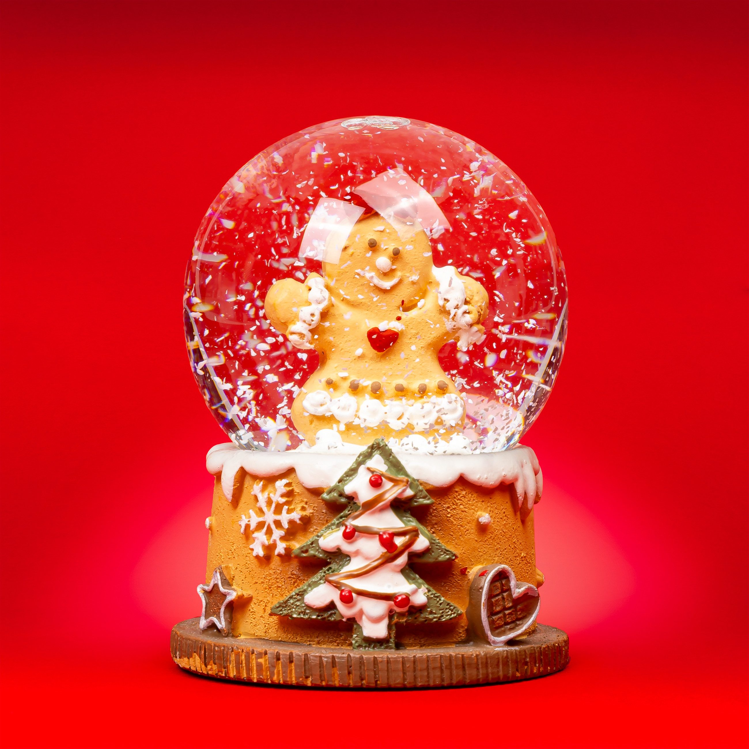 SIKORA Schneekugel SK23 Kleine Glas Schneekugel für Kinder Lebkuchen Mädche günstig online kaufen