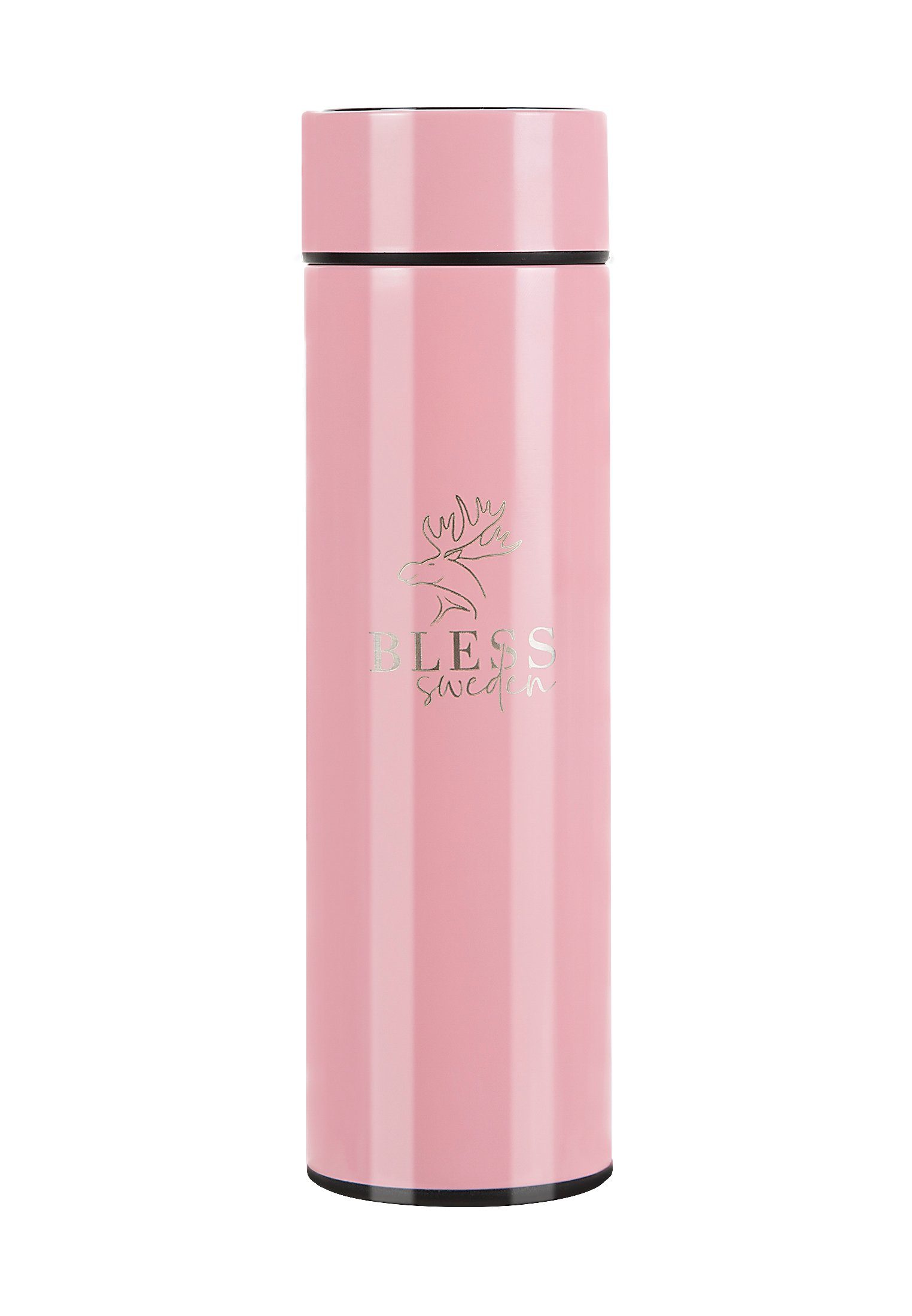 BLESS Sweden Trinkflasche Smart Bottle Trinkflasche 500 ml LED-Temperaturanzeige Pink