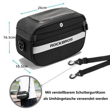 ROCKBROS Fahrradtasche, mit Schultergurt