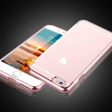 CoolGadget Handyhülle Slim Case Farbrand für Apple iPhone 6 / 6S 4,7 Zoll, Hülle Silikon Cover für iPhone 6, iPhone 6S Schutzhülle