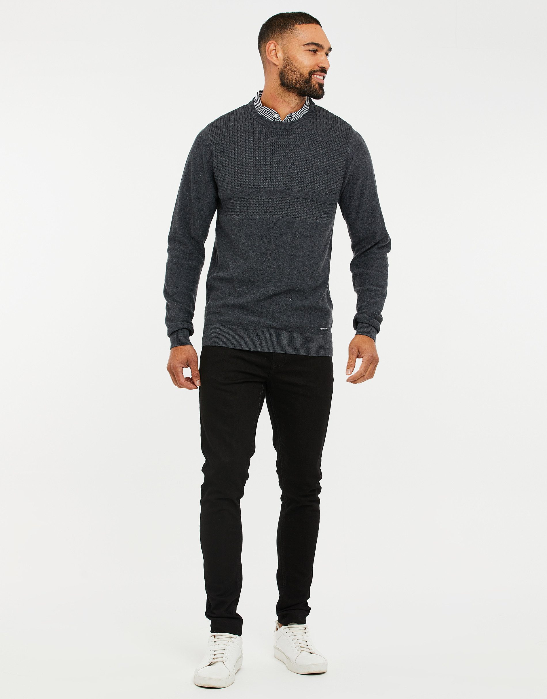 Threadbare Rundhalspullover THB Jumper Andy (1-tlg) im schlichten Design