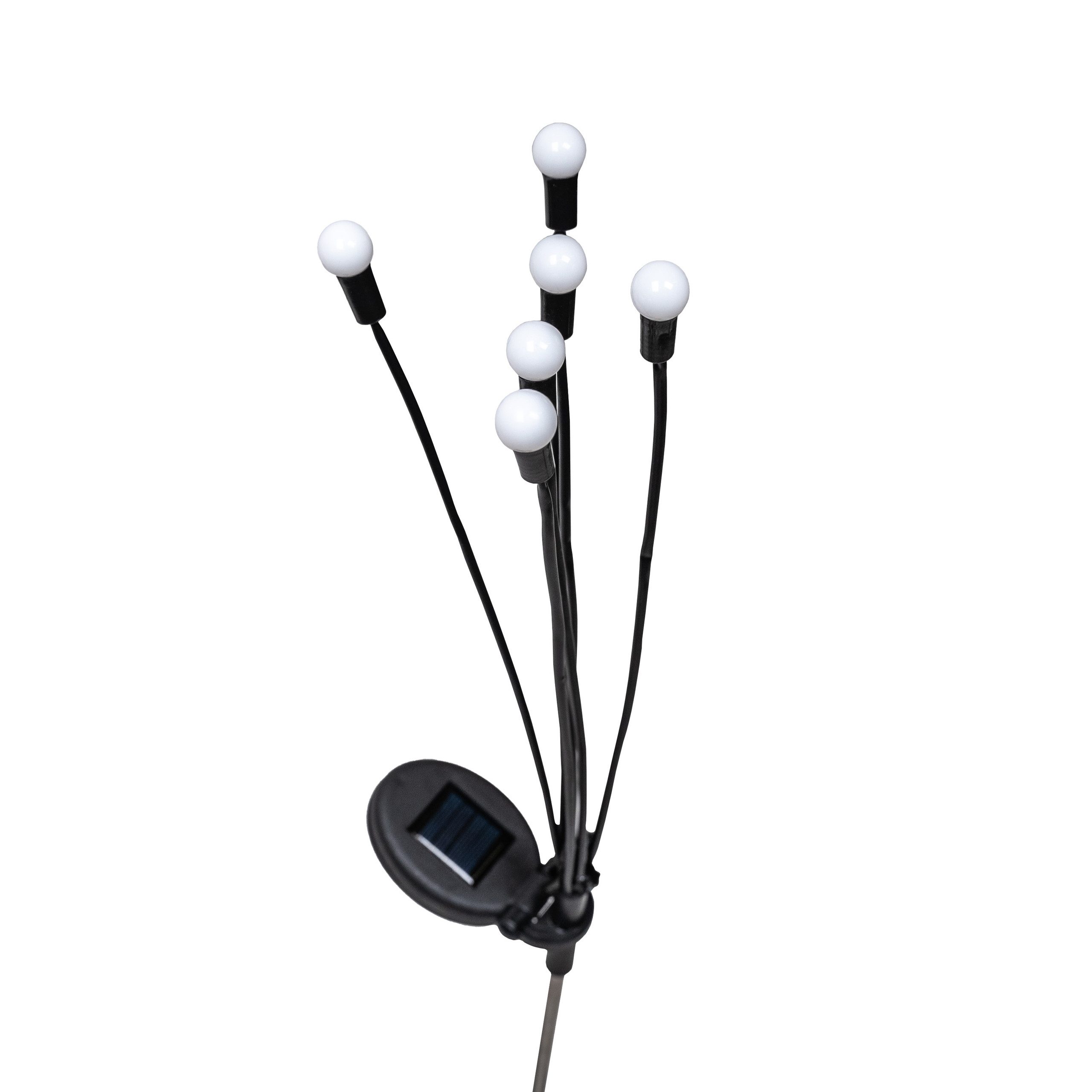 IC Gardenworld LED Solarleuchte 4er Set Solar Glühwürmchen-Zweige mit insgesamt 24 warm-weißen LED, LED fest integriert, warm-weiß, moderne Solarleuchten für au – Bild 4 von 5