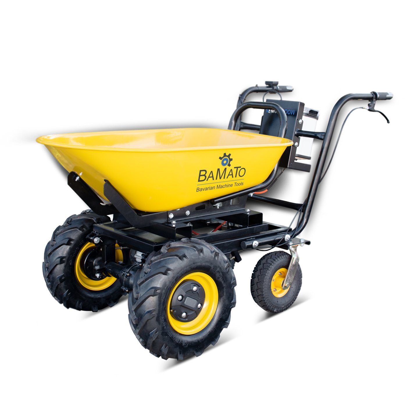 BAMATO Motorschubkarre MTR-300W, 100 l, 1-tlg., Elektrodumper, Akku Schubkarre, Motorschubkarre
