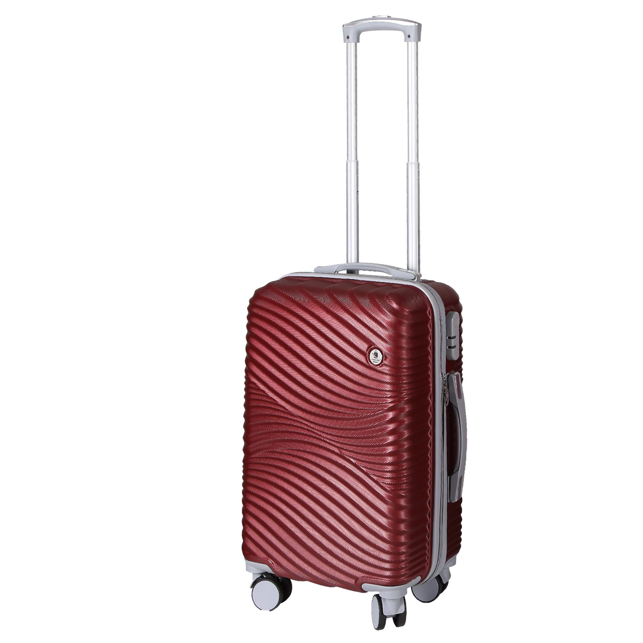 Home4Living Hartschalen-Trolley Reisekoffer Hartschalenkoffer Aufgabegepäck Bali S,M,L, 4 Rollen, integriertes Zahlenschloss