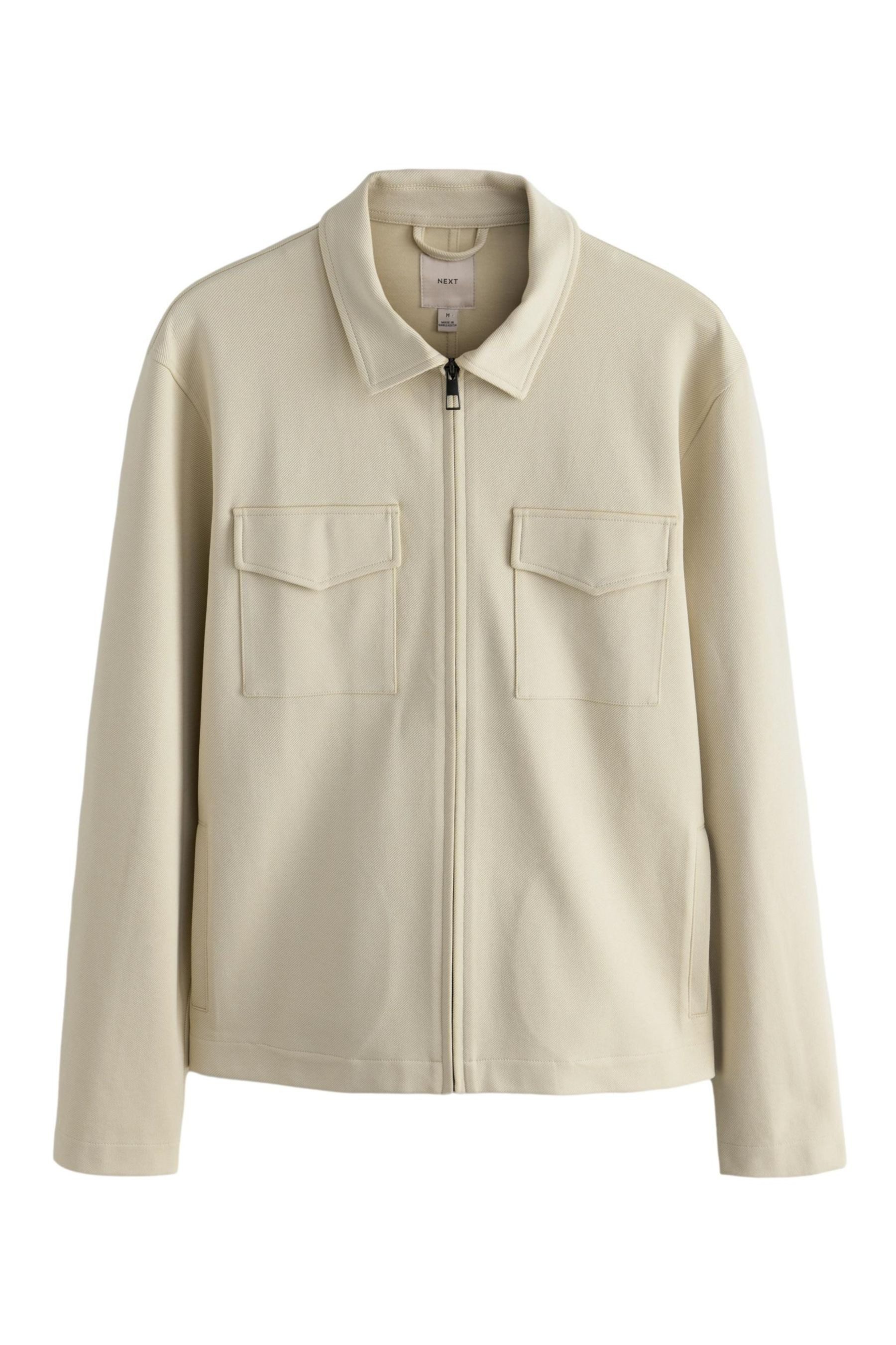 Next Hemdjacke Jersey-Hemdjacke mit Fischgrätmuster (1-St) günstig online kaufen