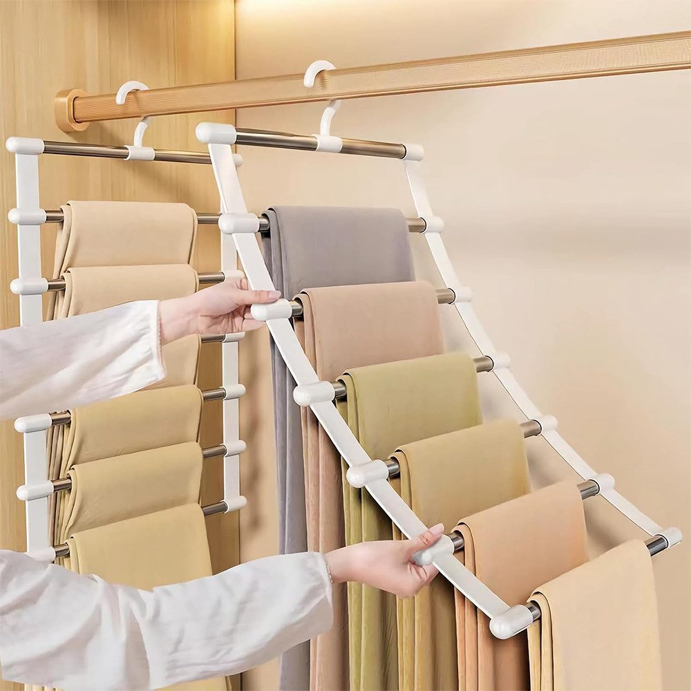 NUODWELL Kleiderbügel 2 Stück Hosenbügel,Faltbare Kleiderbügel,Spart Platz günstig online kaufen