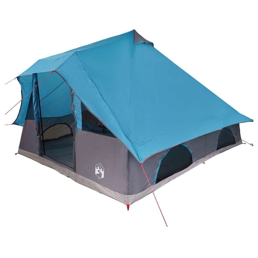 Tipi-Zelt Tipi Zelt mit Dach mit Speicher Blau 358 x 296 x 258 cm Taft