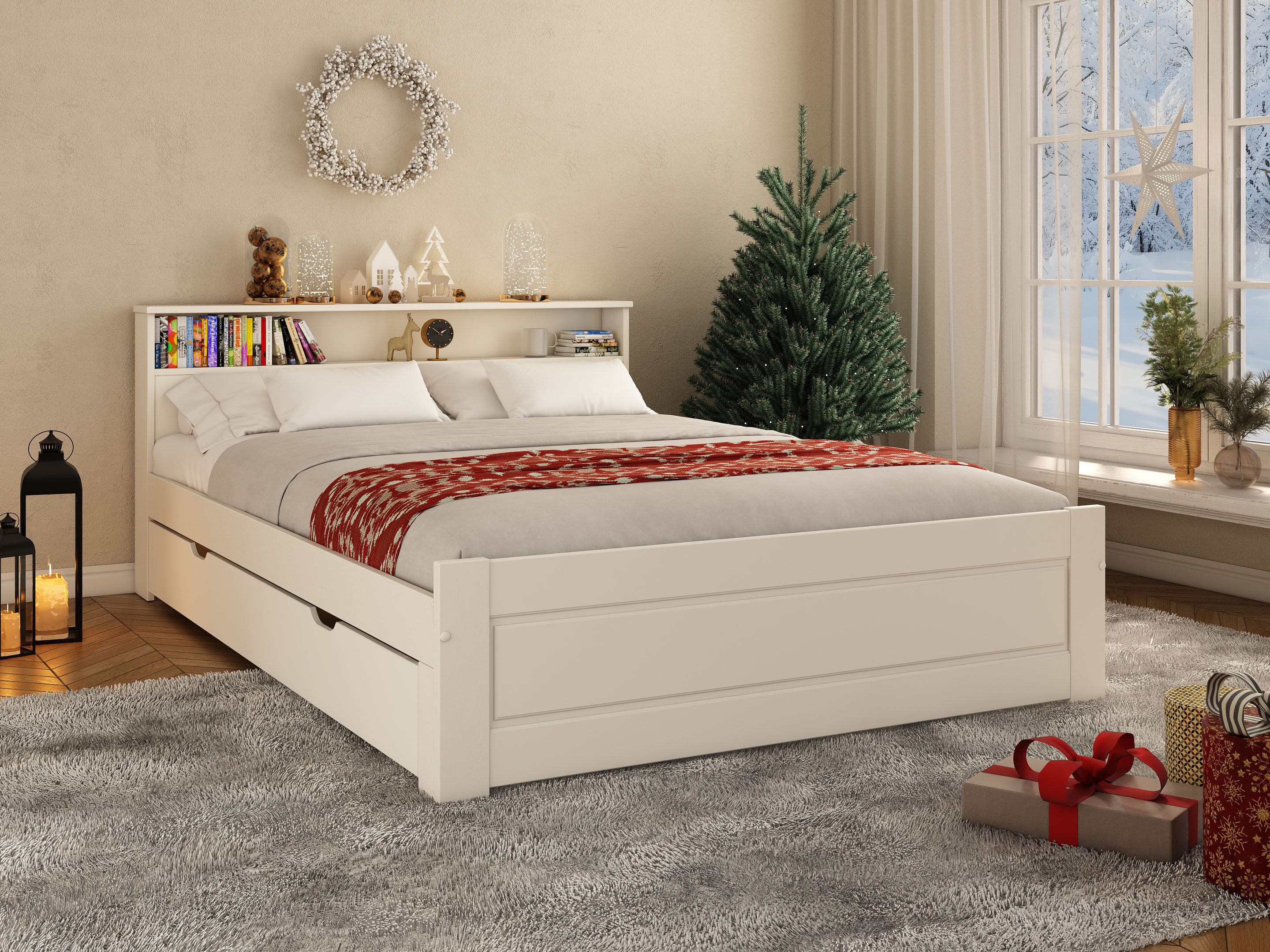 OTTO home Massivholzbett FLAVION, TOPSELLER! Jugendbett, FSC® zertifizierte günstig online kaufen