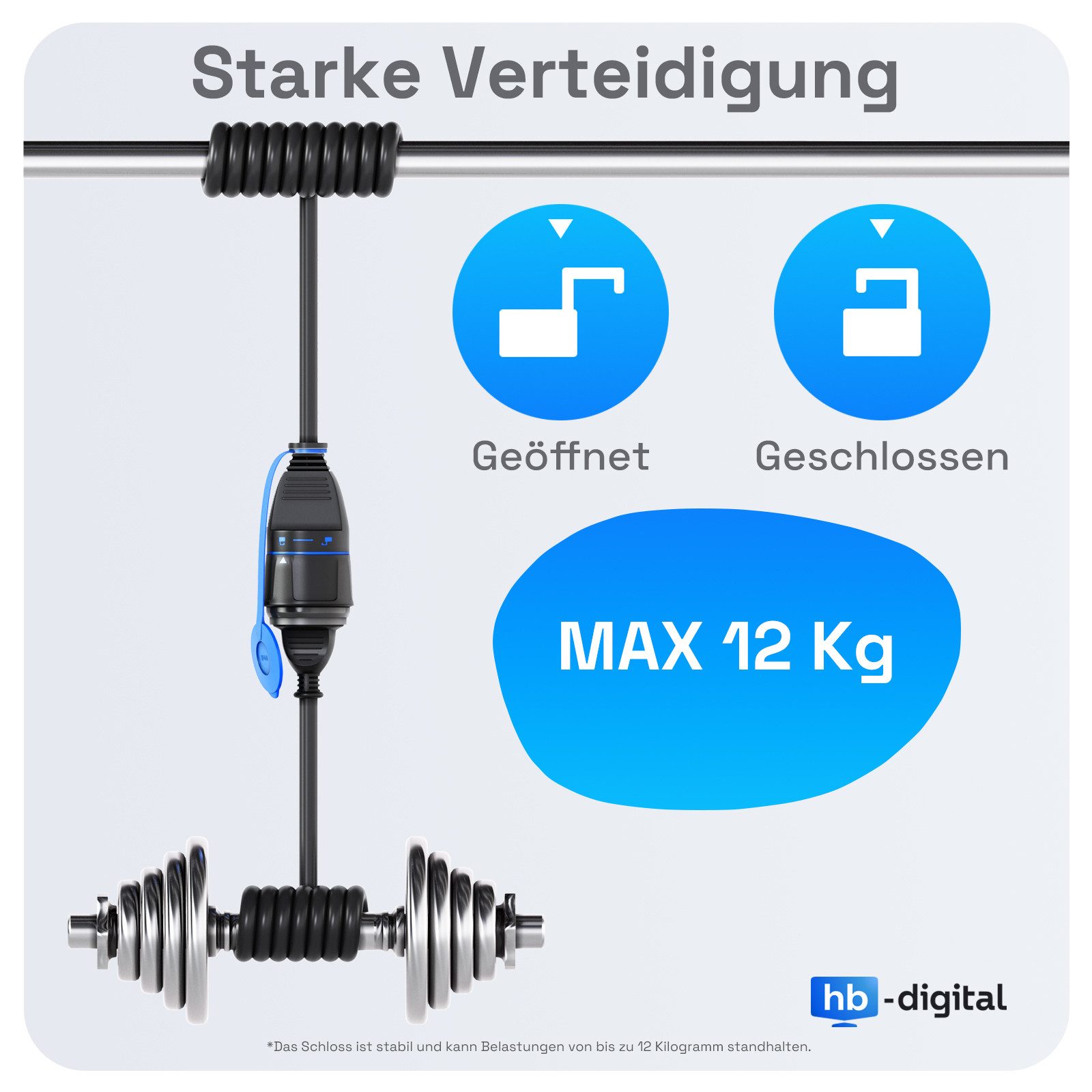 HB-DIGITAL hb-digital Strom Verlängerungskabel für Außenbereich H07RN-F IP44 Stromkabel, CEE 7/7 Sicherheitsstecker, CEE 7/3 Sicherheitssteckdose mit Schutzverschluss (500 cm), für Außenbereich