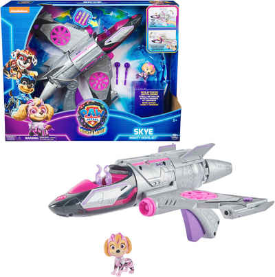 Spin Master Spielzeug-Flugzeug Paw Patrol - Movie II - Skyes Deluxe Jet-Flieger, inkl. Skye Figur, mit Licht- und Soundeffekt