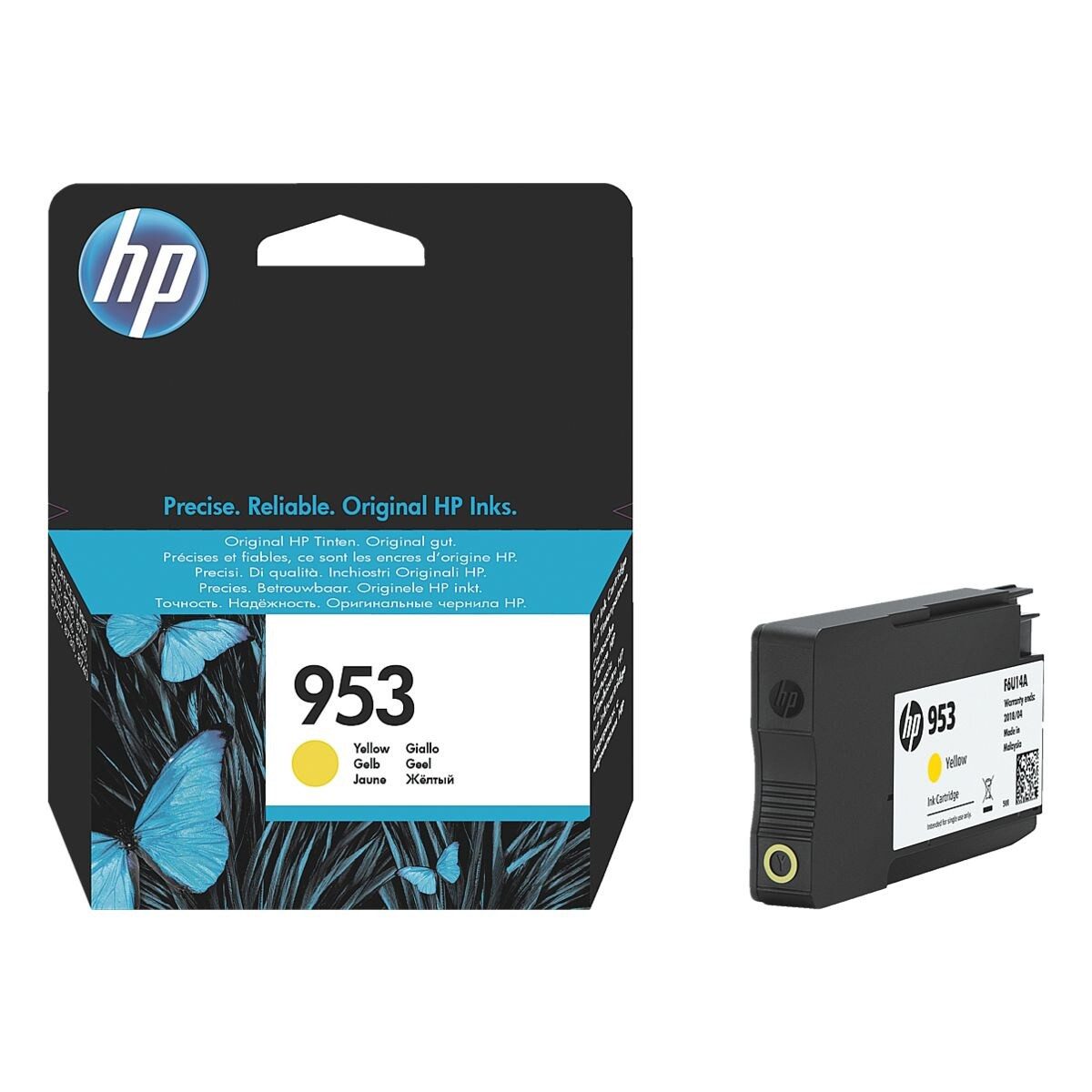 HP HP F6U14AE Tintenpatrone (HP 953 gelb)