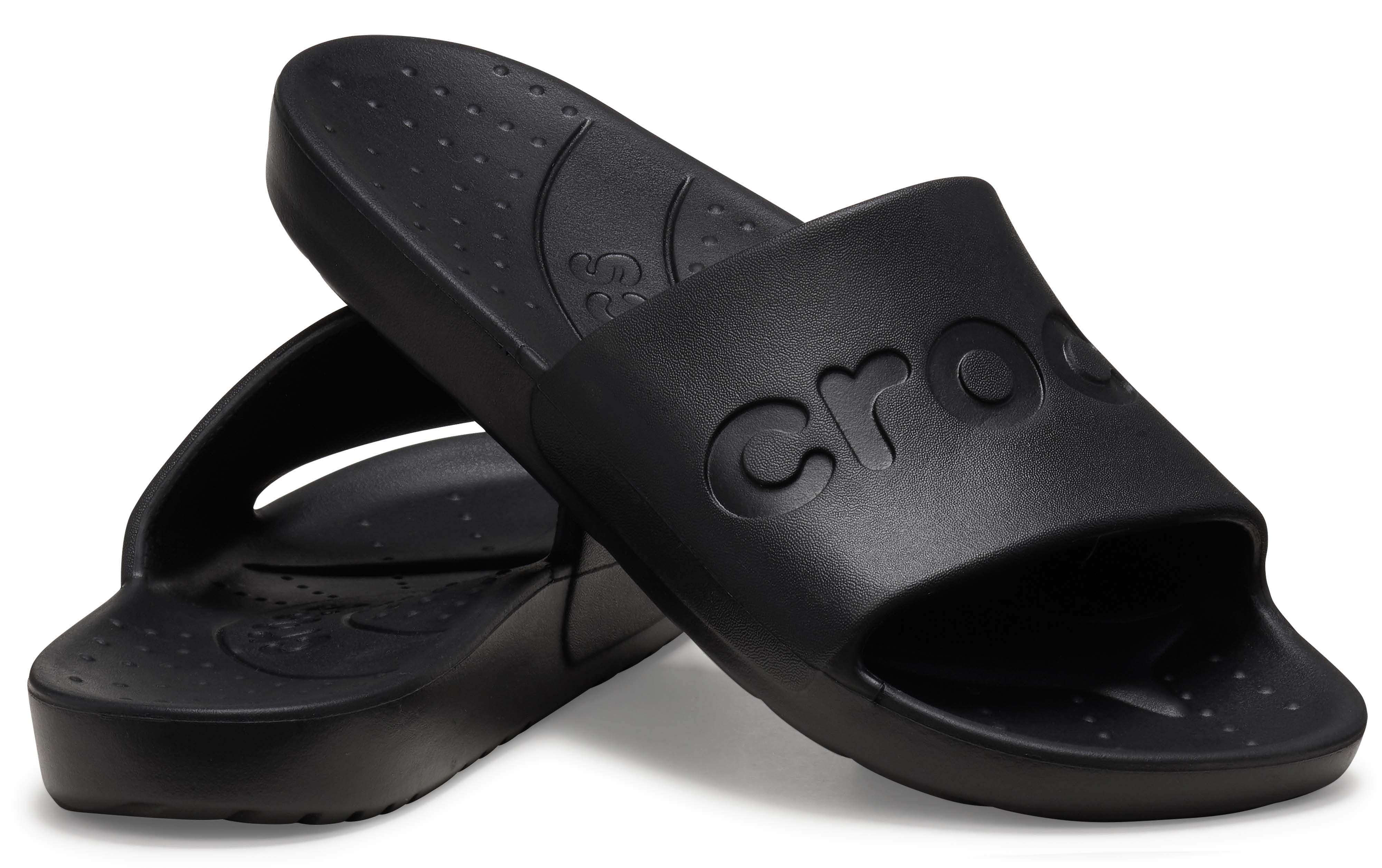 Crocs Crocs Slide Pantolette, Badeschuh, Schlappen, Strandschuh mit bequemem Fußbett