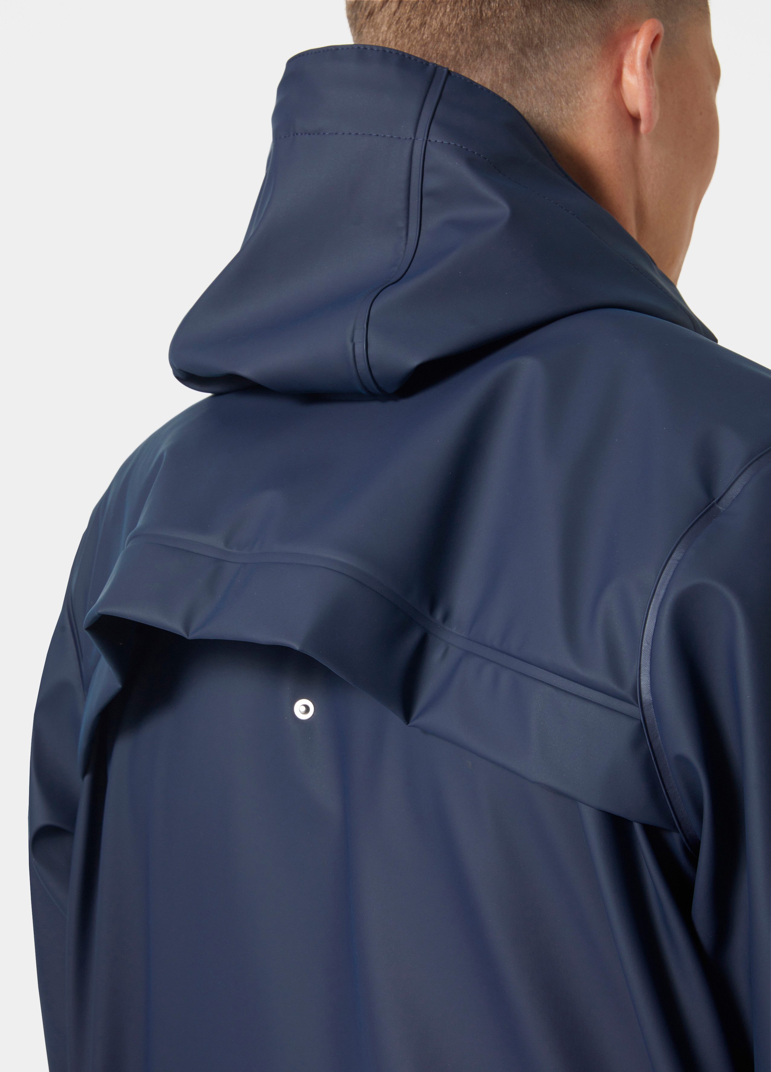 Helly Hansen Regenmantel MOSS RAIN COAT mit wasserfester Helox+®-PU-Gewebetechnologie, mit Pattentaschen