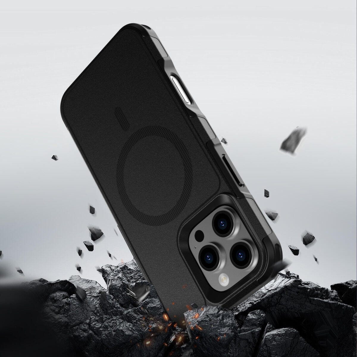 4smarts Smartphone-Hülle Defend Case für Apple iPhone 16 Pro MagSafe-kompat