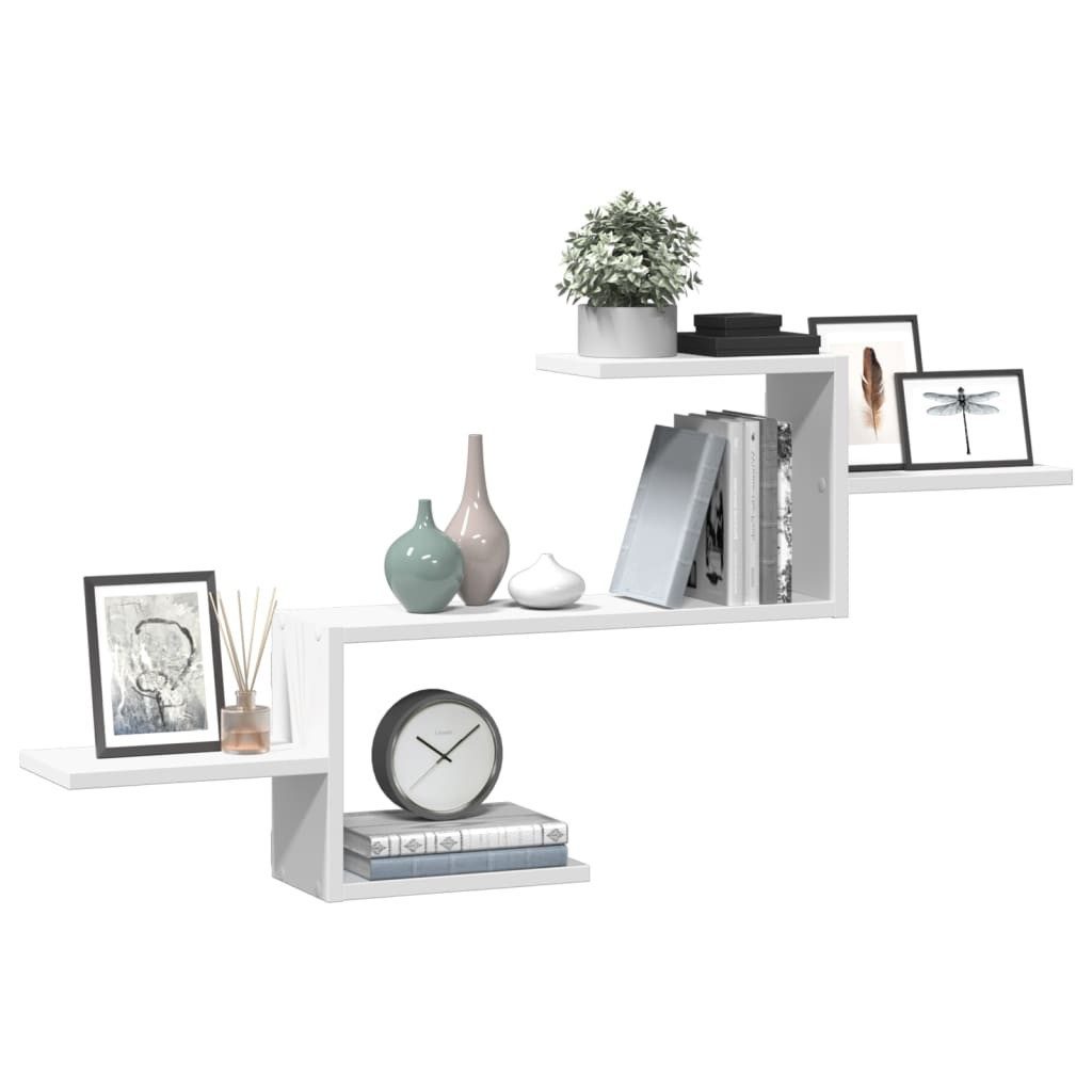 vidaXL Regal Wandregal Weiß 104x15x49 cm günstig online kaufen