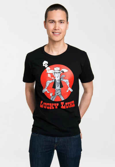 LOGOSHIRT T-Shirt Lucky Luke - Daisy Town mit Lucky Luke-Print
