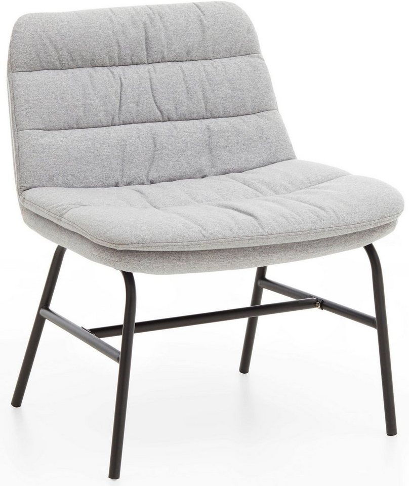 Home affaire Polsterstuhl Peter (Set, 2 St), moderner Stuhl mit breiter und  tiefer Sitzfläche