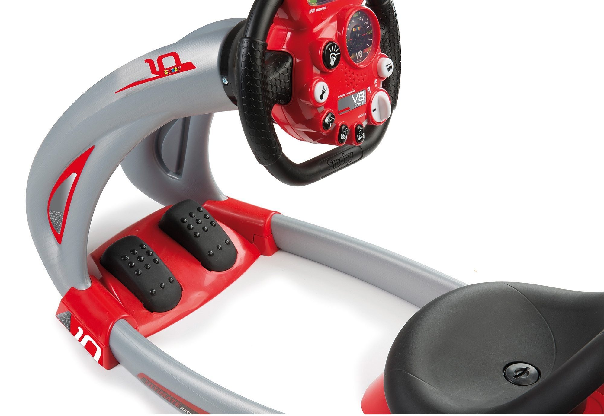 Smoby Lernspielzeug V8 Driver - Fahrsimulator, Made in Europe