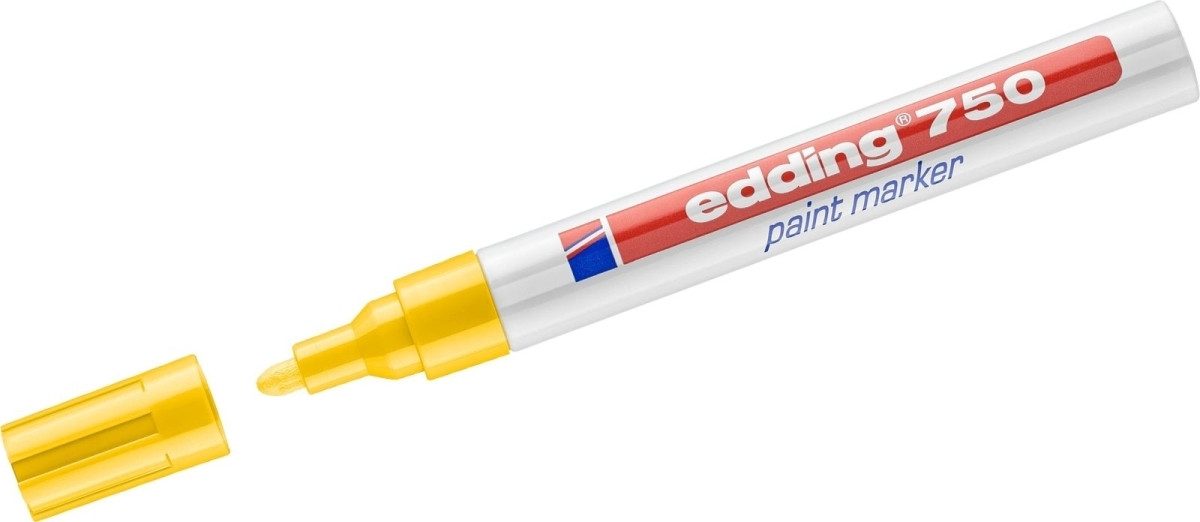 edding Permanentmarker Glanzlack-Marker edding 750 2-4mm gelb